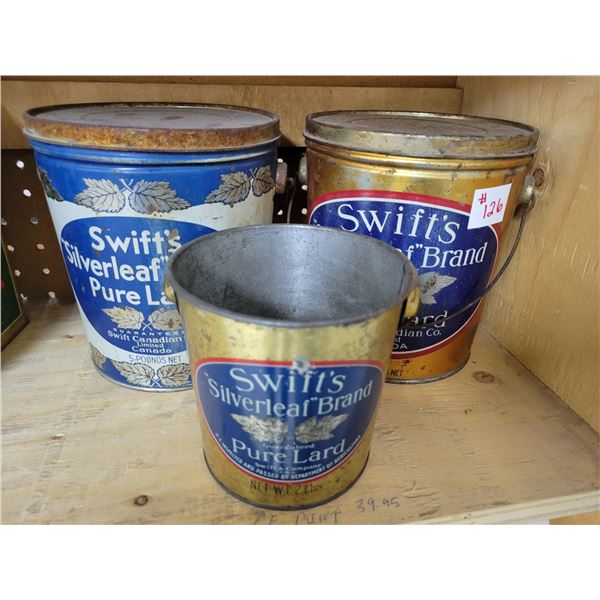 3 Swift tins