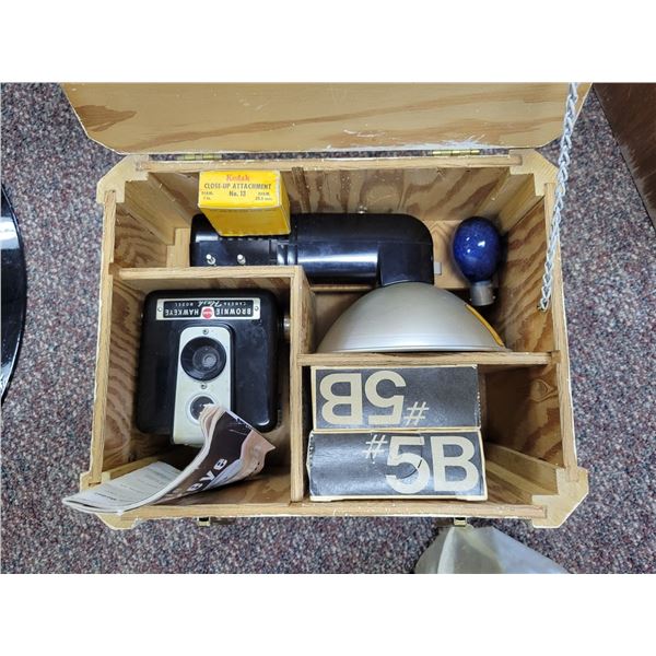 complete Kodak Hawkeye camera with case