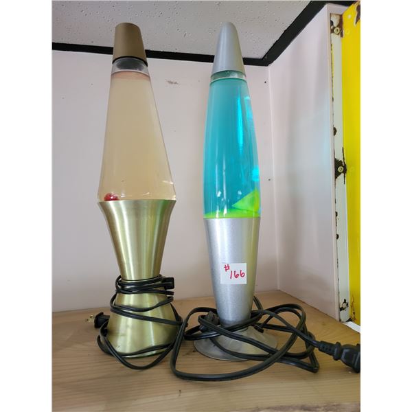 2 lava lamps
