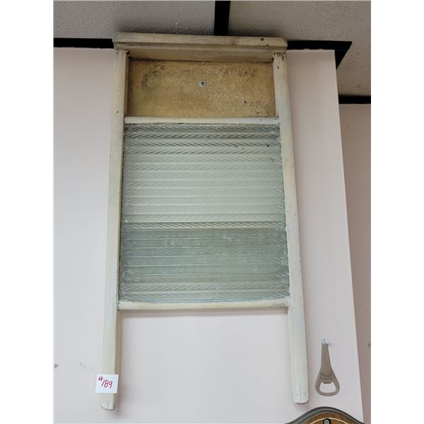 washboard, match box, cigarette paper dispensers