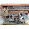 Image 7 : misc. elec. connectors and nuts and bolts with bins