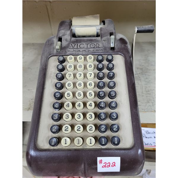 Victor adding machine