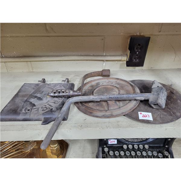 old wood stove parts