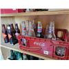 Image 1 : coca cola plastic case and assorted bottles
