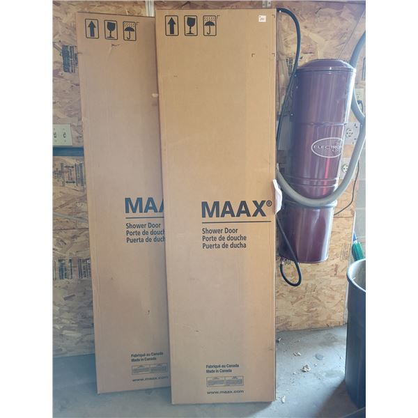 2 brand new MAAX shower doors for 36x70 shower