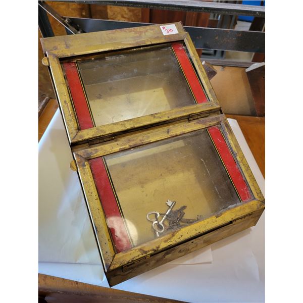 Old display case