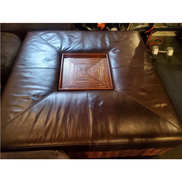 Lexington ottoman, approx. 52" x 52" x 18"H