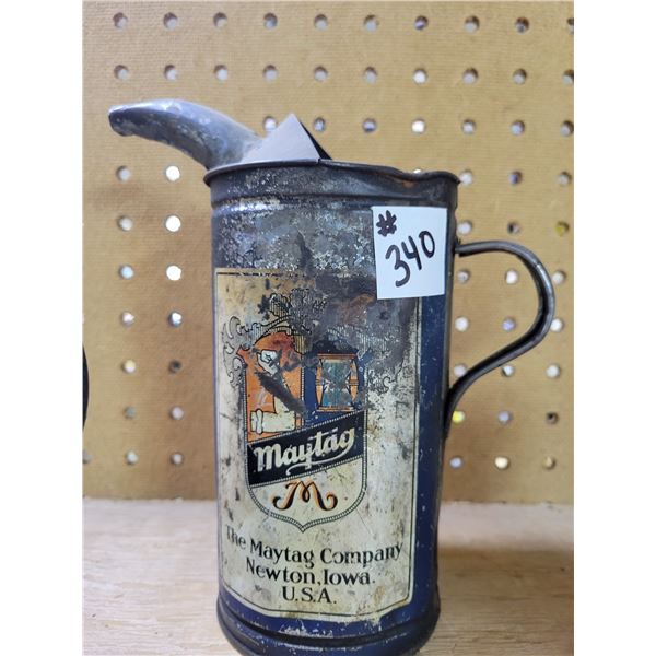 Maytag oil can
