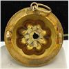 Image 6 : Antique Victorian Etruscan 15k Solid Gold Hair Picture Locket Brooch Pin Pendant