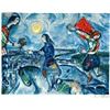 Lovers over Paris by Chagall, Marc
