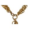 Image 7 : Chanel Gold Coco Mark Two Pendants Multi-Strand Necklace