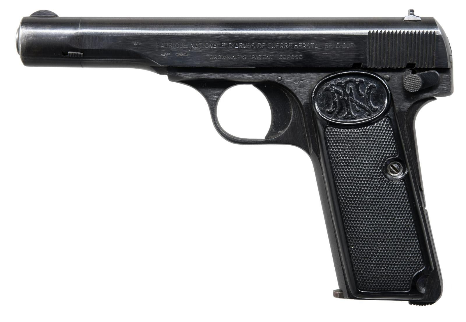 WW2 GERMAN MARKED FN 1922 SEMI AUTO PISTOL.