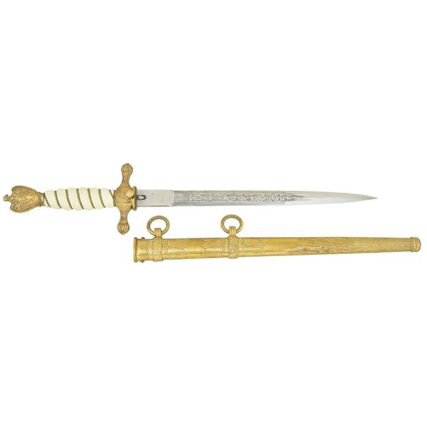 WWII GERMAN NAVY DAGGER BY EICKHORN.