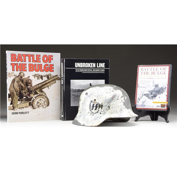 WWII GERMAN BRING-BACK HELMET WITH SS
