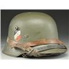 Image 1 : WWII GERMAN WEHRMACHT M1916/17 REISSUED HELMET.