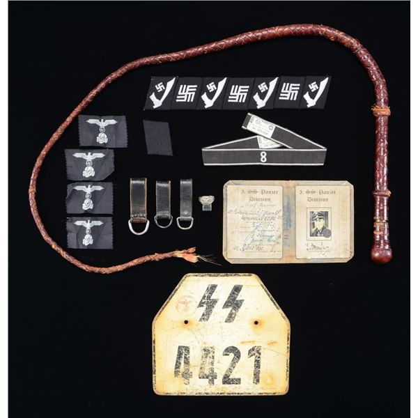 WWII GERMAN SS MILITARIA & INSIGNIA.