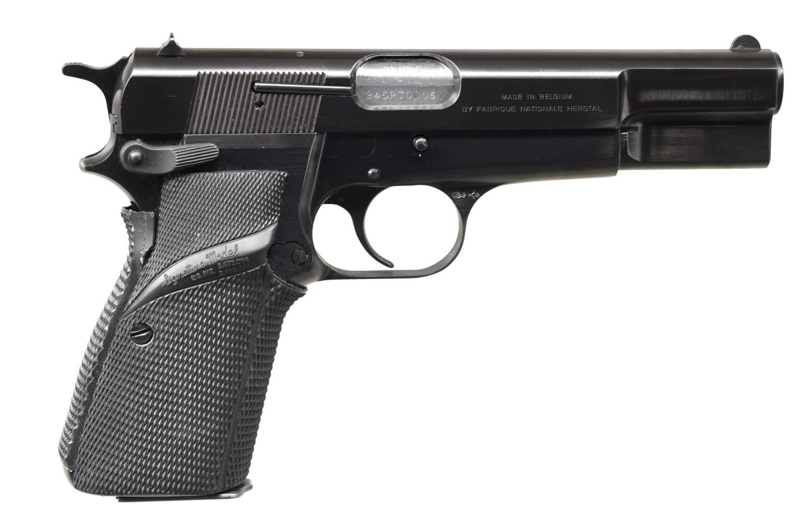 BROWNING HI POWER SEMI AUTO PISTOL.