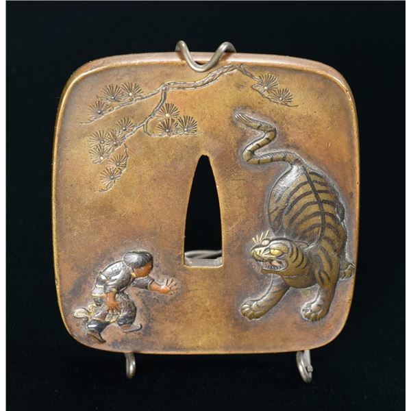 EXQUISITE EARLY JAPANESE TSUBA.