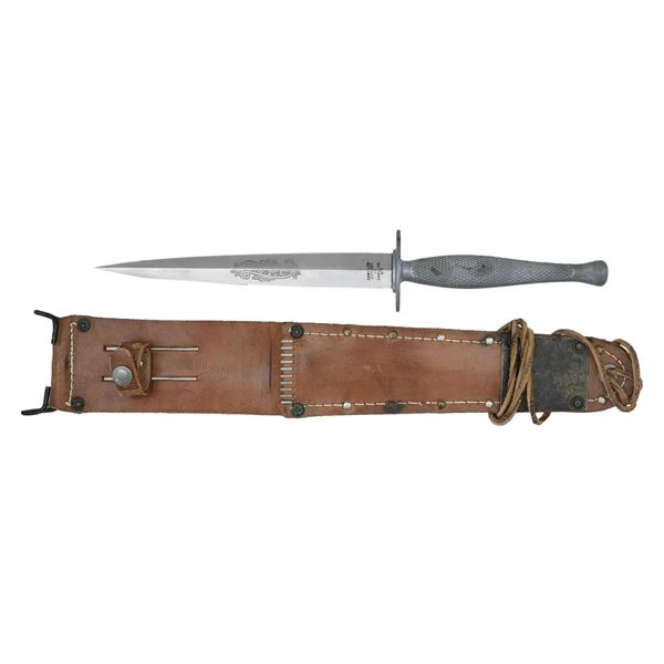 RARE WW2 USMC RAIDER STILETTO KNIFE.