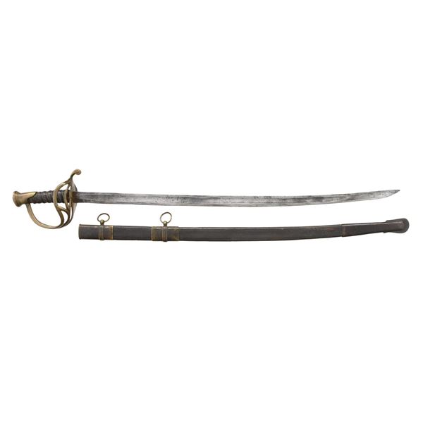 CONFEDERATE FOOT OFFICER'S SWORD.
