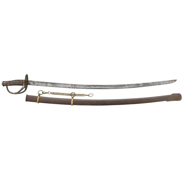 CONFEDERATE DOG RIVER CAVALRY SABER.