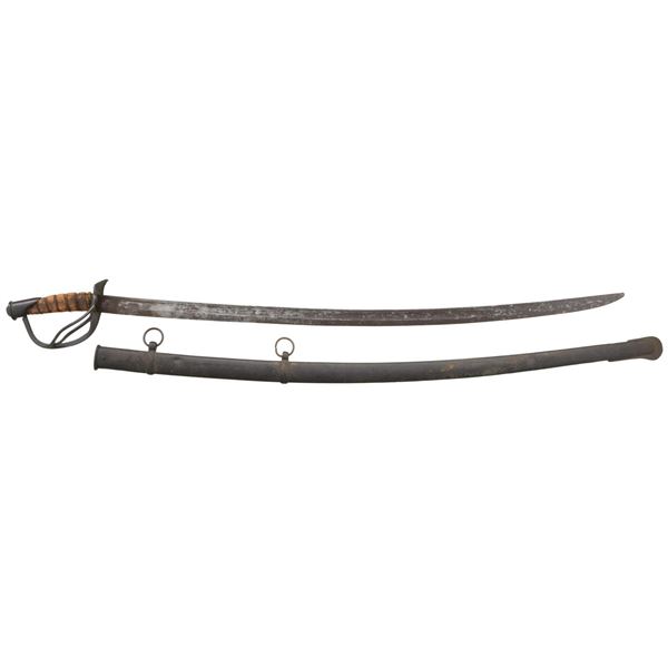 CONFEDERATE DOG RIVER CAVALRY SABER.