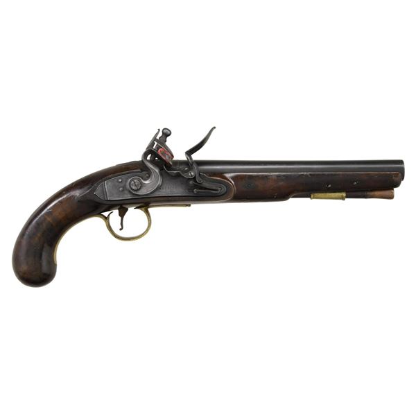 KNUBLEY FLINTLOCK TRADE PISTOL.