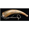 Image 3 : CARVED AMERICAN POWDER HORN BELONGING TO GASPAR