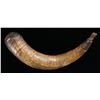 Image 1 : EARLY CARVED POWDER HORN.