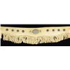 Image 2 : PAIR OF RAWHIDE FRINGED COWBOY SILVER CONCHO &