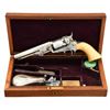 Image 1 : SILVER PLATED CASED GUSTAVE YOUNG ENGRAVED COLT