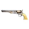 Image 2 : CASED ENGRAVED COLT MODEL 1861 NAVY REVOLVER, EX-