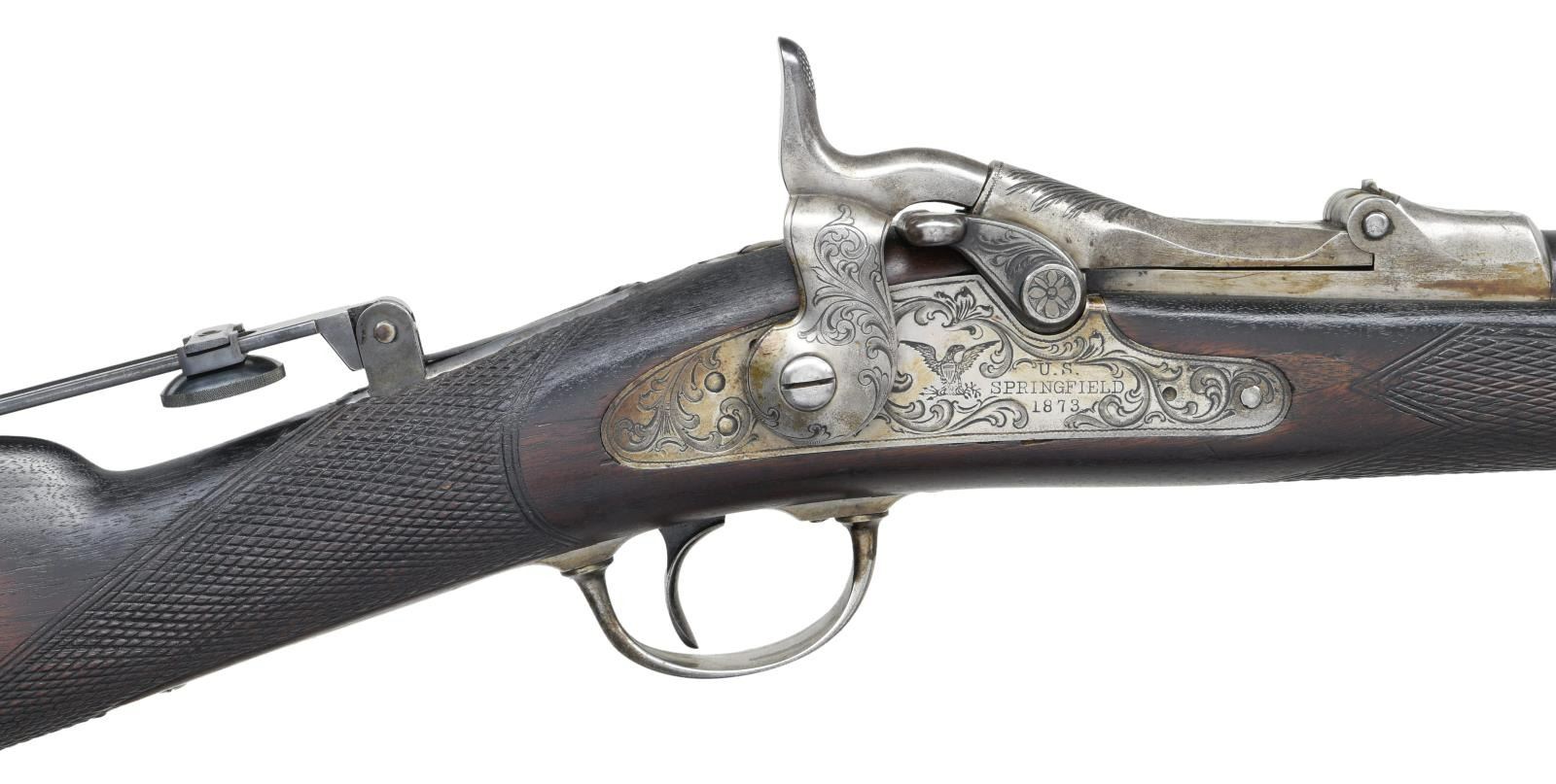 EARLY SPRINGFIELD 1875 TYPE I OFFICER MODEL US - Poulin Auctions