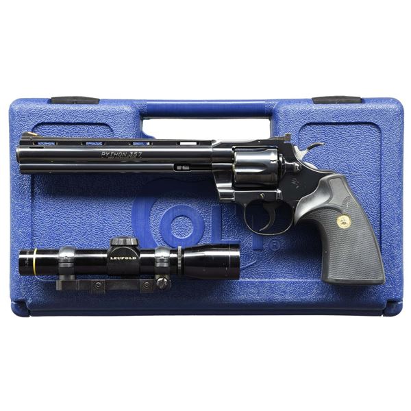 COLT PYTHON 8" DA REVOLVER.