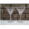 Image 2 : Qty 2 Marquis by Waterford Martini Glasses 4.5" dia, 7"H