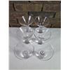 Image 2 : Qty 6 Urban Bar Stemmed Cocktail Glasses 4.5"dia, 6"H