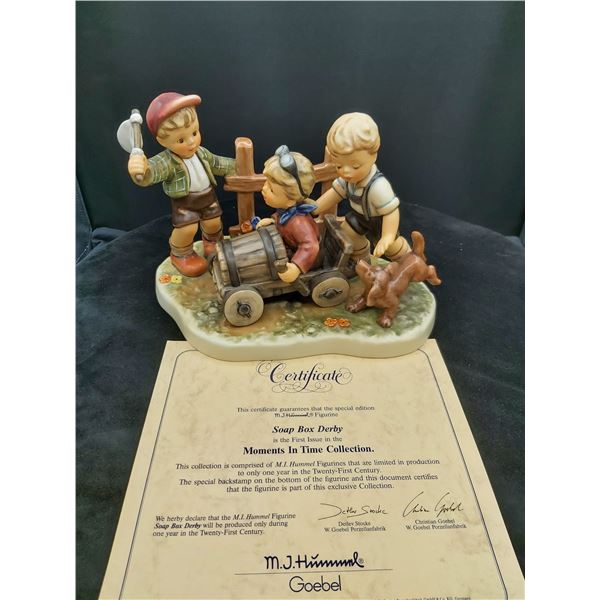 Soap Box Derby Hummel Figurine