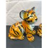 Image 2 : Pair of Ceramic Tiger Cubs Made in Italy