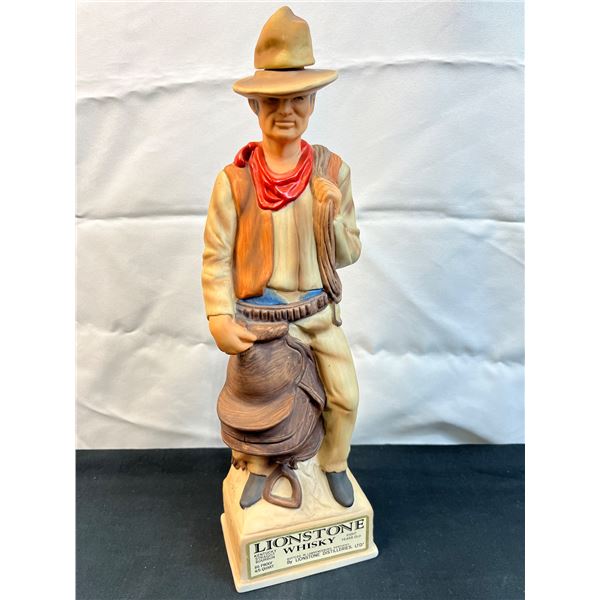 "The Cowboy" Lionstone Whiskey" Decanter