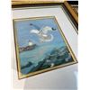 Image 3 : 2 Framed Petit Point Bird Art