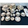 Image 1 : 8 Pieces of Bavaria Empress Dresdner Flowers & 39 Schumann Bavaria Pieces of China