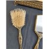 Image 7 : Vintage Vanity Set Consisting of Tissue Box, Mirror & Hair Brush