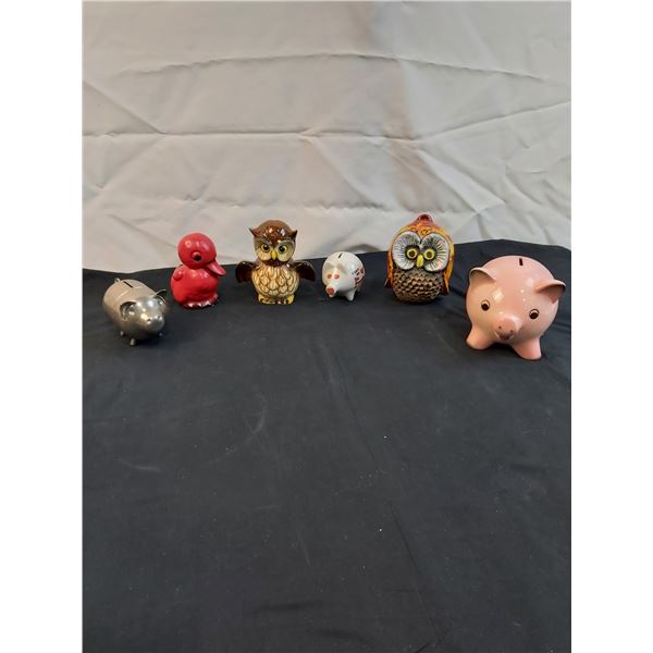 Assorted Piggy Banks