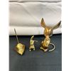 Image 1 : 3 Brass Figurines