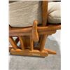 Image 4 : Dutailer Vintage Rocking Chair with Foot Rest