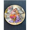 Image 2 : Royal Doulton Porcelain Flowers & "The Flower Seller's Children" Collector Plate