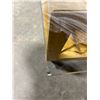 Image 7 : Mid Century Modern Leather Inlaid Side Table (Deilcraft Fine Furniture) with Glass Top