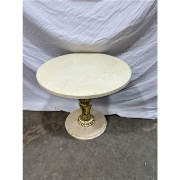 Stone Top & Base Side Table Table