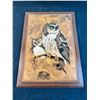 Image 1 : Wooden Owl Plaque Art