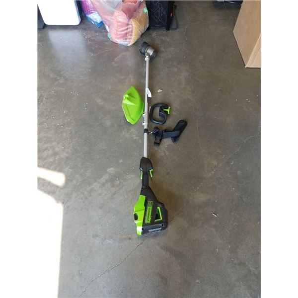 GREENWORKS 80V WEED TRIMMER WORKING NO BATTERY